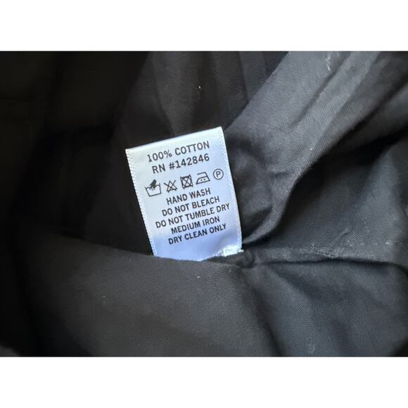 RHODE Pia Mini Dress w/ Puff Sleeves & Ruffle Trim in Black Size Large - Picture 6 of 8